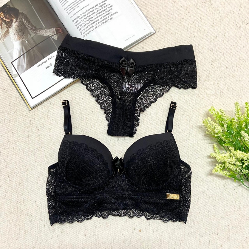 Conjunto chanel renda