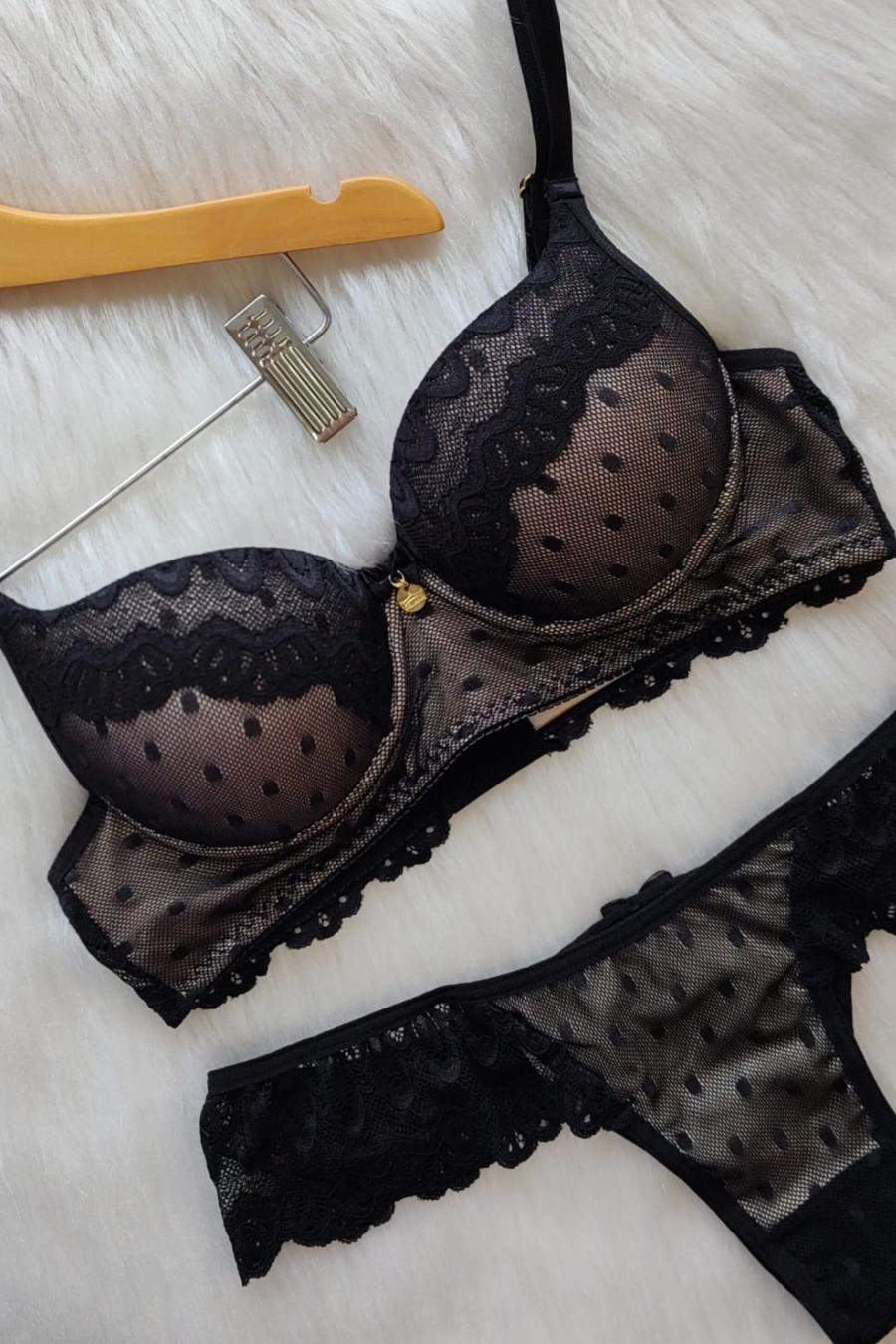 conjunto Laís com tule poa